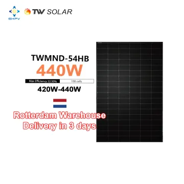 Eu Stock: High-Power Monocrystalline Silicon Solar Panels - TW Solarmodul Bifacial TWMND Series 420W to 440W