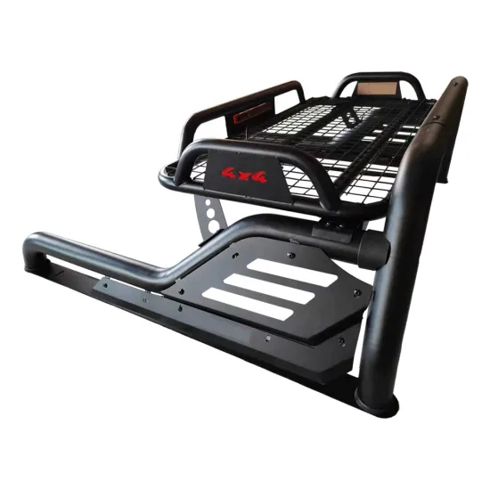 Black Roll Bar for Nissan Navara, Mitsubishi L200, Toyota Hilux/Vigo, and Ford Ranger (2010)