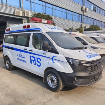 Jiangling Ford Diesel Motor Intensivo Ambulancia de cuidados