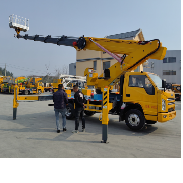 Jiangling telescopic arm 30 meter high work vehicle