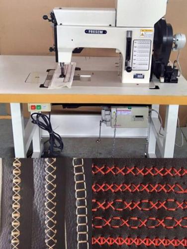 Cams Controlled Leather Ornamental Stitching Machine