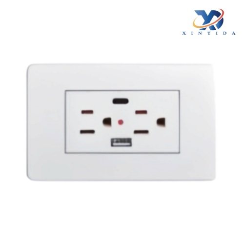 สวิตช์ผนัง AC พร้อมพอร์ต USB