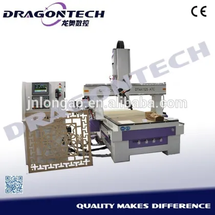 4 axis CNC Router DT4A1325ATC,CNC router with yaskawa servo motors, ATC cnc router