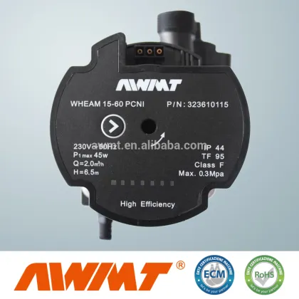 Gas boiler fuel pump exhaust system
