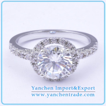 Elegant Copy Brand Princess Cut Platinum Diamond Ring With Camo Promise