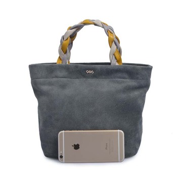 High Quality Popular Handbags Suede Leather Tote Bag