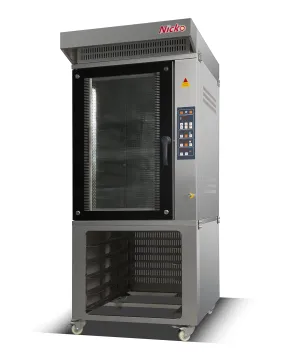 Digital 10 Trays Electric Commercial Convection Rack Oven with Trolley