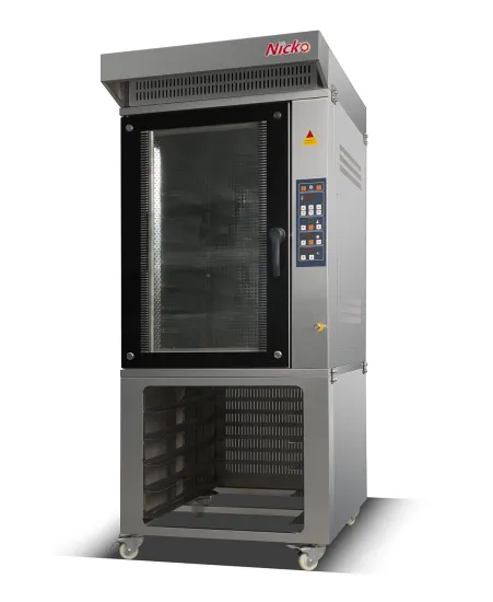 Digital 10 Trays Electric Commercial Convection Rack Oven with Trolley