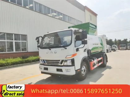 JAC 5cbm 5 Ton Domestic Waste Vehicle Kitchen Garbage Truck for Municipal