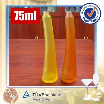 75ml odd shaped liquid soap bottle empty small frosted colored cosmetic glass bottle