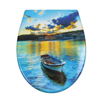 Duroplast Soft Close Toilet Seat Sailboat Design