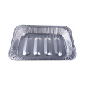 Fast Food Disposable Aluminium Foil Trays with Lids