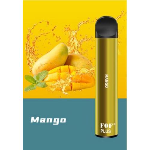 FOF 600 Puffs plus stylo vape jetable avec des saveurs de fruits