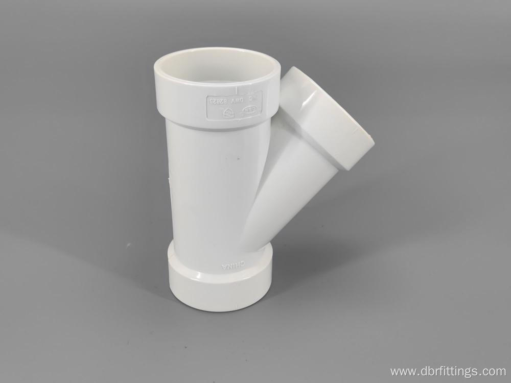 UPC PVC fittings WYE for New construction