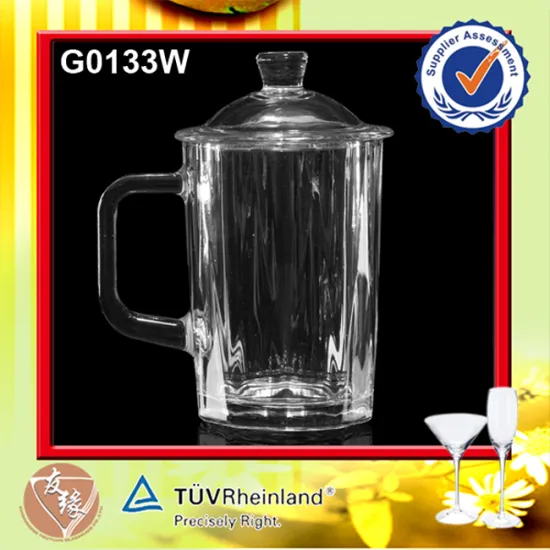 Food Grade Custom Retro Sodalime Glass Cup Glass Tea Mug