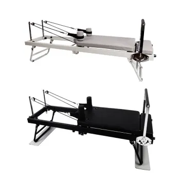 Aluminium Foldable Pilates Reformer Machine with Yoga Box for Home Fitness