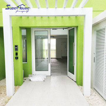 Intelligent Anti-Theft Alarm System for Stainless Steel Exterior Doors with Impact-Resistant Glass Entry Gates