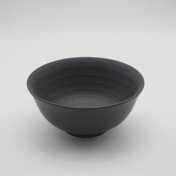 Impresión de la almohadilla de vajilla de cerámica moderna estilo minimalista de porcelana negra juego de vajilla