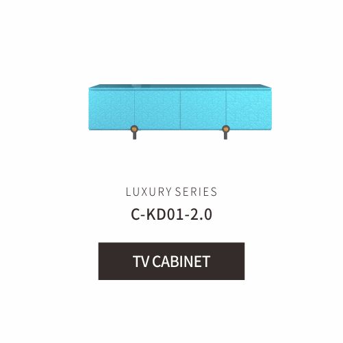 TV berdiri kabinet TV yang penuh warna