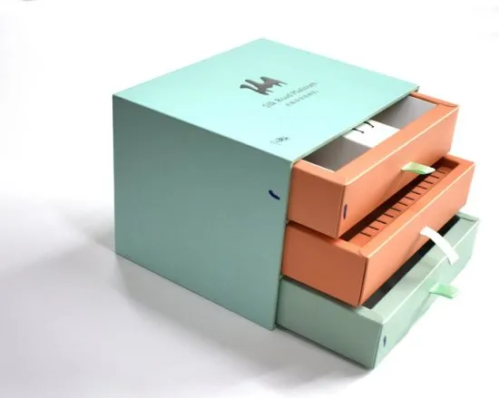 Custom 3 Layer Rigid Paper Boxes with Insert