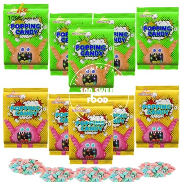 Wholesale Sour Popping Candy: 100 Assorted Flavors Sweet Food Treats for Boys and Girls