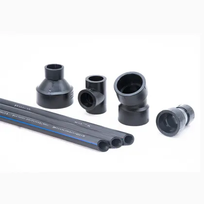 marine PE100 plumbing fittings plastic pipe