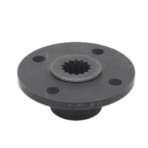 Blackened flange for ductile iron industry