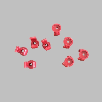 Small Red C Clamps for Pipe Fixing