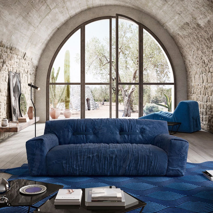 Fabric de créateur italien SOFA SEFET SIÈRE POUR VILLA