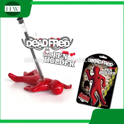 sticky Dead fred silicone desktop pen holder mini pen holder