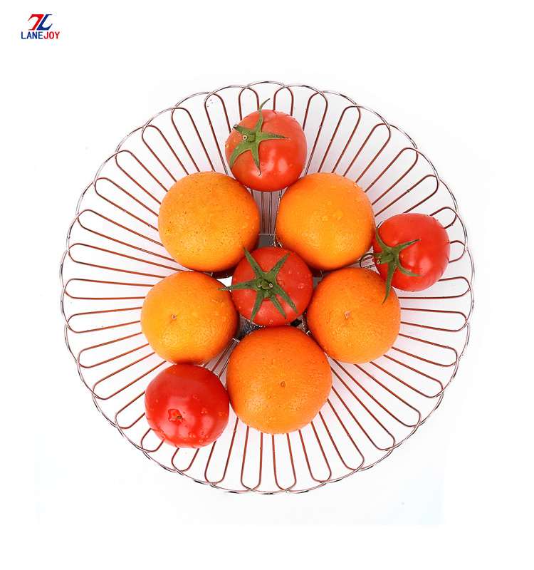 Stainless Steel Metal Wire Fruit Vegetable Storage Basket