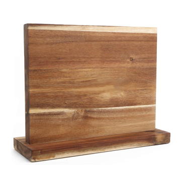 New Large Capacity Double-Sided Wooden Magnetic Knife Block Storage Rack