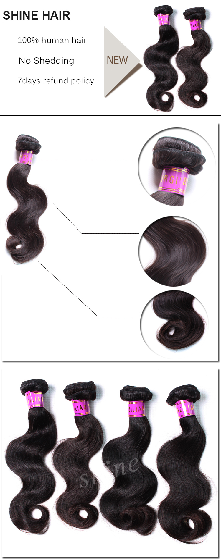 Peru hair bundles