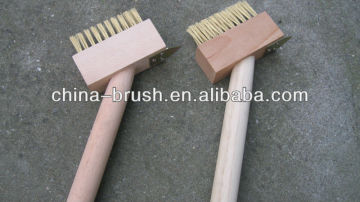 deck brush with wooden handle sc-606