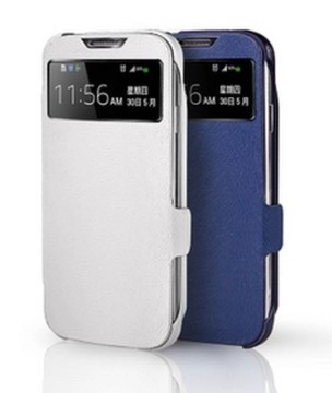 Battery Door Flip Cover Smart Wake/Sleep Case for Galaxy S4 Siv I9500