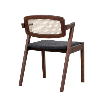 Modern Rattan Dining Chairs for Banquet and Contemporary Dining Rooms