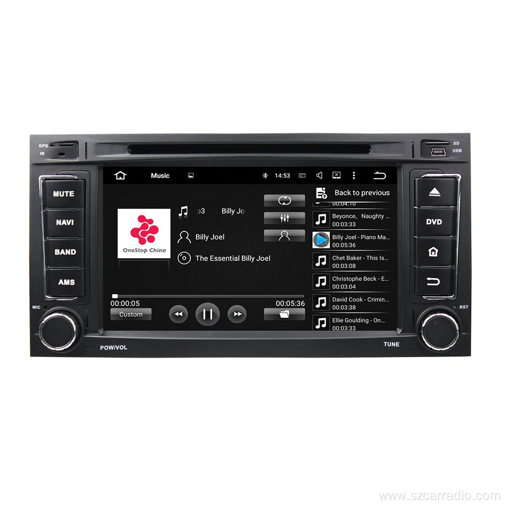 car video player with gps for TOUAREG MULTIVAN