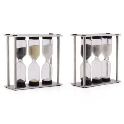 Metal Perfect Tea Timer: Three-In-One Sand Timer for Herbal Teas