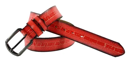 Color Ross Cow Split Leather Belt with Multy Size
