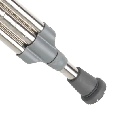 Adjustable Aluminum Foldable Axillary Crutches with Medical Padding