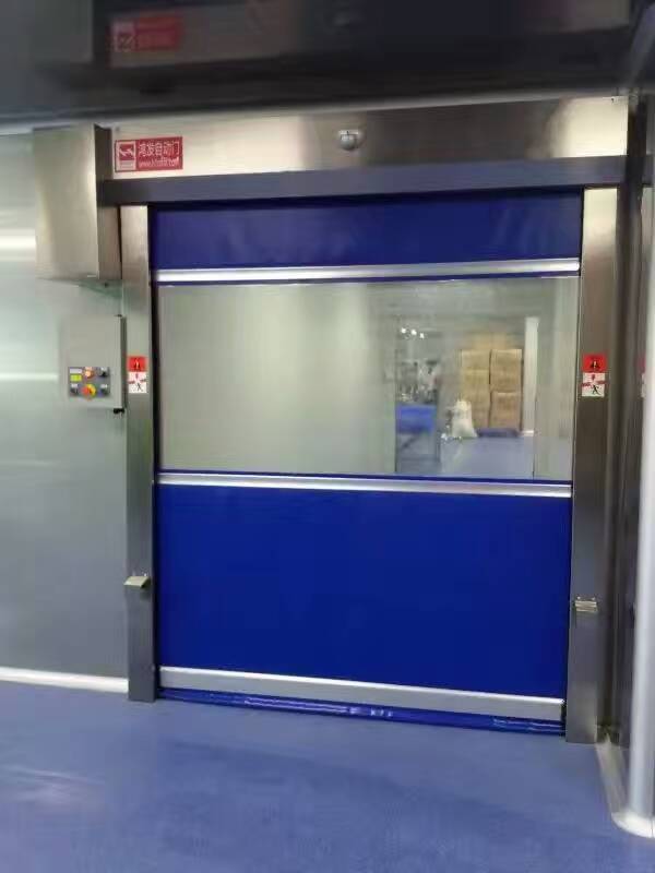 Perspective Window PVC High Speed Door puerta rapida