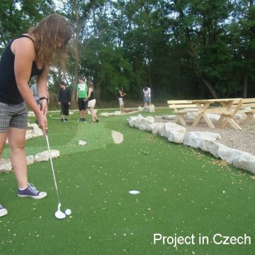 pretty turf artificial grass for mini golf