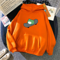 Women's Cute Sweatshirts Skateboarding Frog