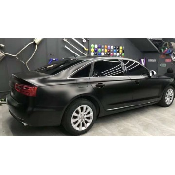 Satin Pearl Metallic Black Vehicle Vinyl Wraps