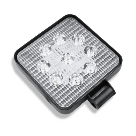 Universal 27W 4-inch LED Work Light for Car, Motorcycle with 9LED Square Design