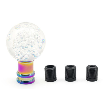 Cabezal de engranaje de burbujas de cristal redondo manual