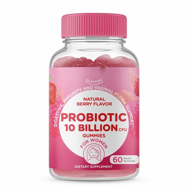 OEM/ODM Vegan Women Body Slim Probiotic Gummies Support Gut Health Weight Loss Probiotic Gummies