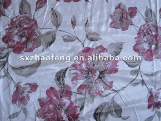 woven twill cotton viscose flashing printed velveteen fabric for hometextiles