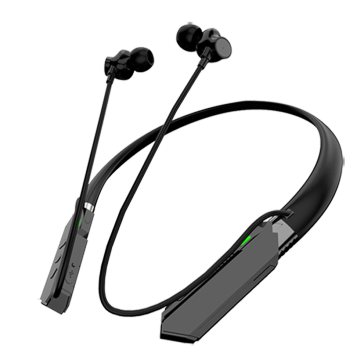 Bluetooth -halsbandshörshörlurar headset uppladdningsbara