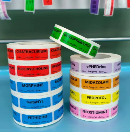 Customizable Medical Syringe Label